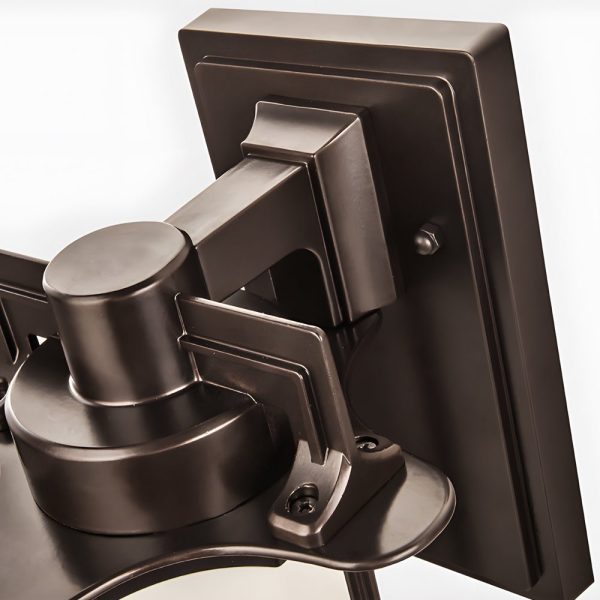 BSLANG8337 1-Light Glass Outdoor Wall Lantern Sconce - Image 6