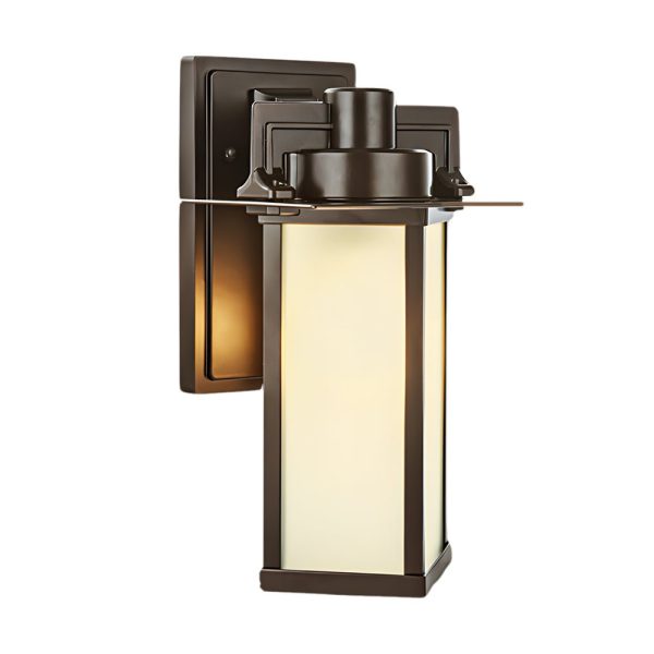 BSLANG8337 1-Light Glass Outdoor Wall Lantern Sconce - Image 10