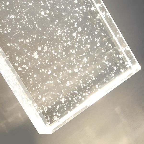BSLANG8328 Rectangular Bubble Crystal Waterproof LED Modern Outdoor Wall Lamp - Image 10