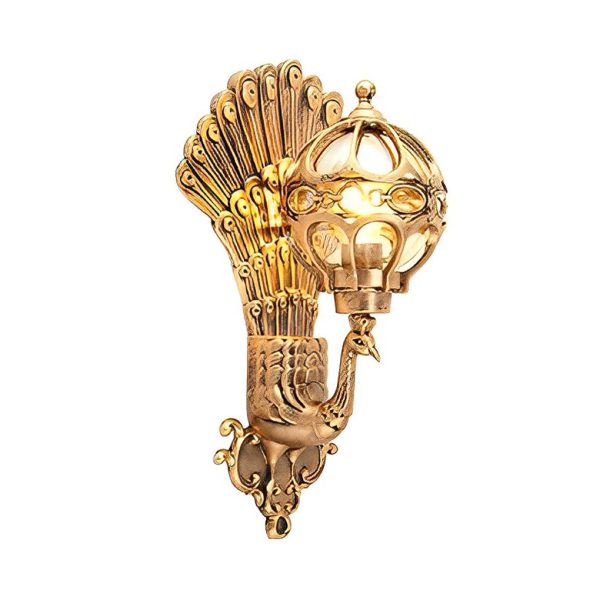 BSLANG8324 Waterproof Retro Peacocks Aluminum European Style Outdoor Wall Light - Image 9