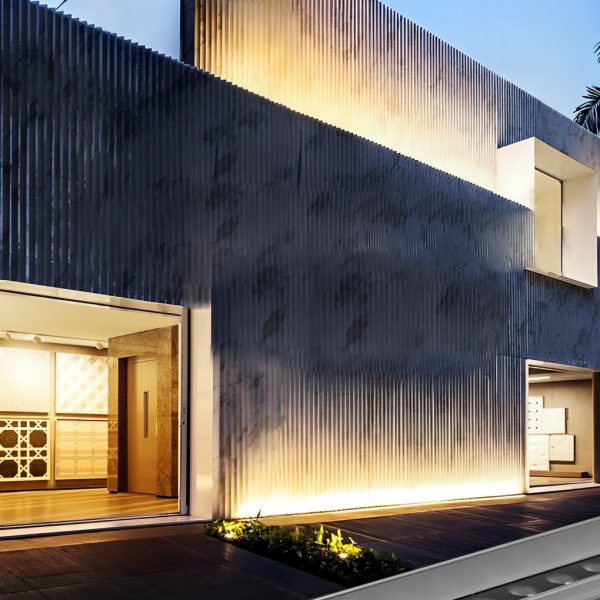 BSLANG8332 Linear Up LED Outdoor Wall Washer Lights Wall Landscape Lamp with Baffle - Image 2