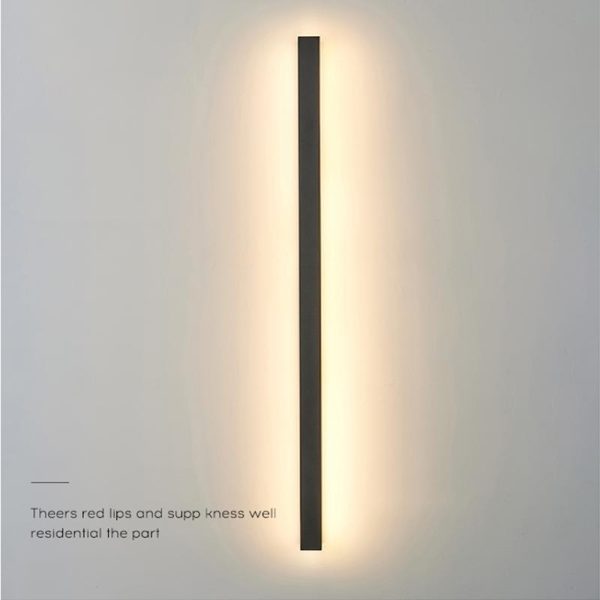BSLANG8335 Waterproof Long Linear LED Wall Lamp Outdoor Wall Lights Black Porch Lights - Image 10