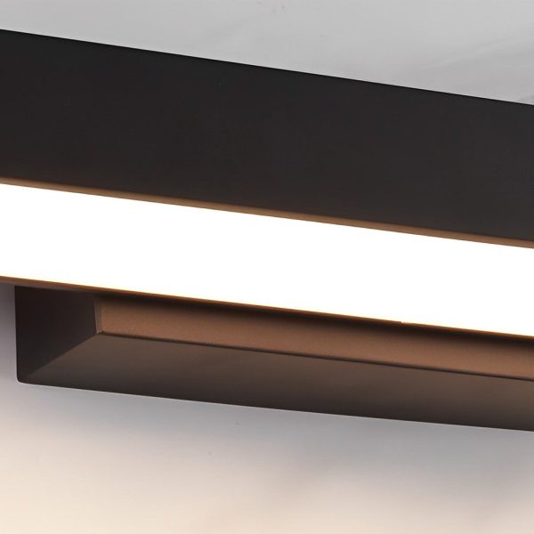 BSLANG8330 Outdoor Motion Sensor Black Rectangle Wall Light - Image 5