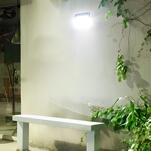 BSLANG8331 Rectangular Waterproof LED Motion Sensor Solar Wall Lights Outdoor Wall Lamp - Image 6