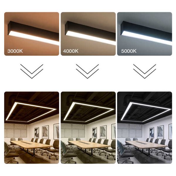 BSLANG8367 Linear Lamp Chandelier for Office Front Desk Kitchen Pendant Light - Image 4