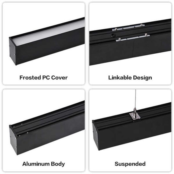 BSLANG8367 Linear Lamp Chandelier for Office Front Desk Kitchen Pendant Light - Image 5