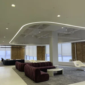BSLANG8373 Office lighting system curved led linear