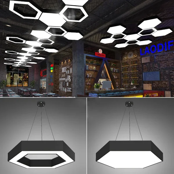 BSLANG8376 Modern Hanging Pendant Light Contemporary Acrylic - Image 3