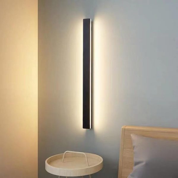 BSLANG8335 Waterproof Long Linear LED Wall Lamp Outdoor Wall Lights Black Porch Lights - Image 6