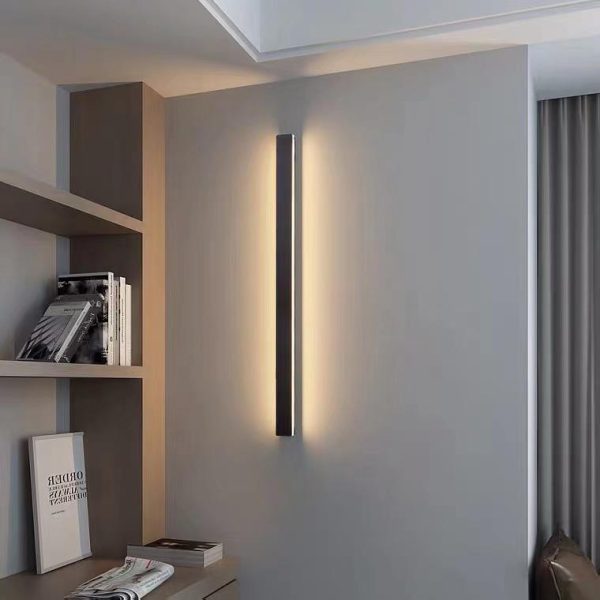 BSLANG8335 Waterproof Long Linear LED Wall Lamp Outdoor Wall Lights Black Porch Lights - Image 7