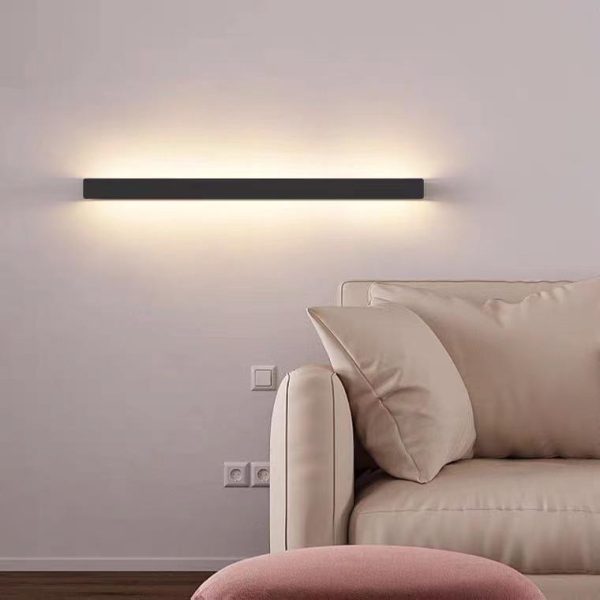 BSLANG8335 Waterproof Long Linear LED Wall Lamp Outdoor Wall Lights Black Porch Lights - Image 9