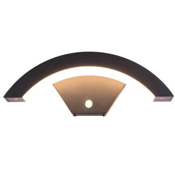 BSLANG8334 Classic Curved Glow LED Wall Light Outdoor Downlights Porch Wall Mounted Sconce - Image 8