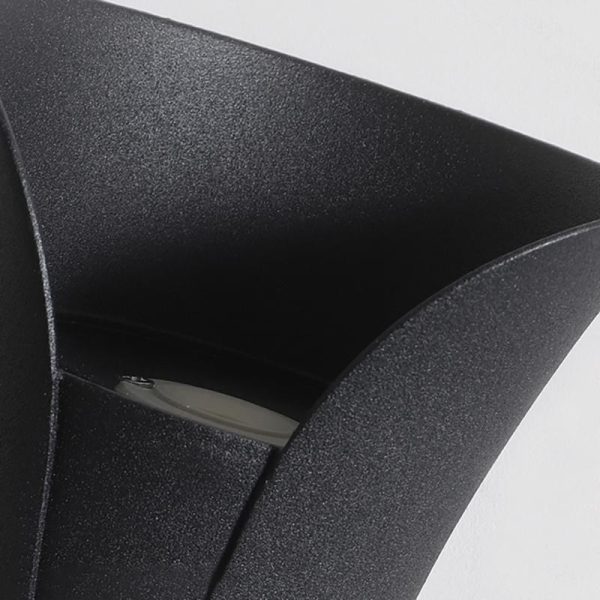 BSLANG8327 Curved LED Up and Down Lighting Waterproof Modern Outdoor Wall Lights - Image 12
