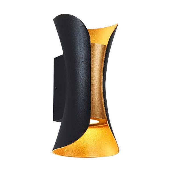 BSLANG8327 Curved LED Up and Down Lighting Waterproof Modern Outdoor Wall Lights - Image 15