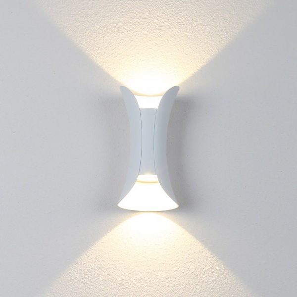 BSLANG8327 Curved LED Up and Down Lighting Waterproof Modern Outdoor Wall Lights - Image 11