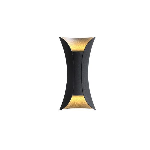 BSLANG8327 Curved LED Up and Down Lighting Waterproof Modern Outdoor Wall Lights - Image 17
