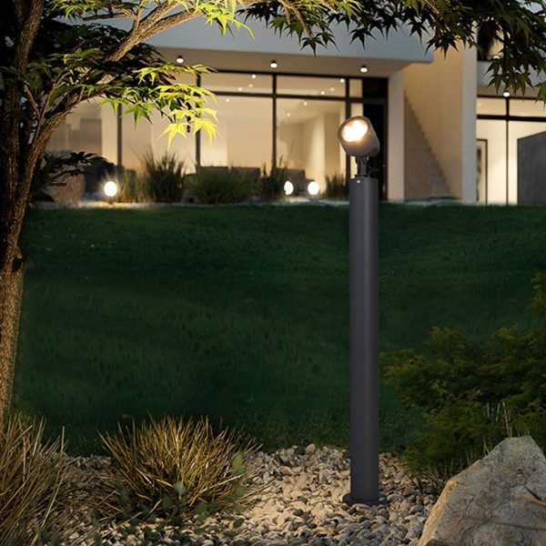 BSLANG8346 Nordic Minimalist Waterproof LED Spotlight on Post for Gardens - Image 5
