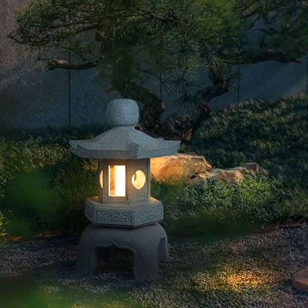 BSLANG8343 Elegant Imitation Stone Tower Garden Light for Outdoor Spaces - Image 4