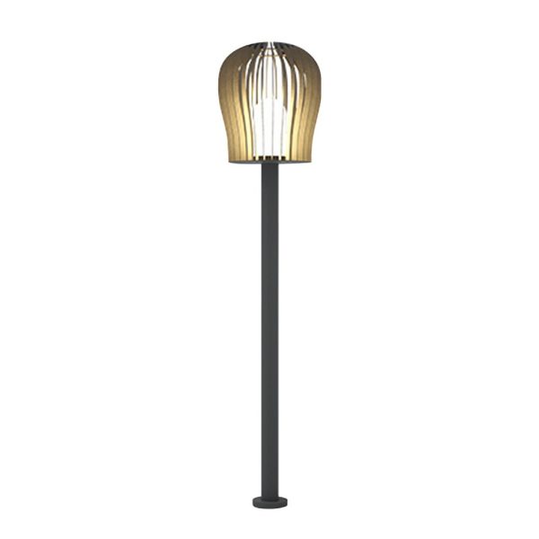 BSLANG8354 Sophisticated Waterproof LED Garden Post Lamp Cage Design Outdoor Lighting - Image 6