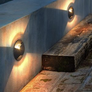 BSLANG8355 Sleek LED Cap Light for Garden Stairs, Deck & Pathways