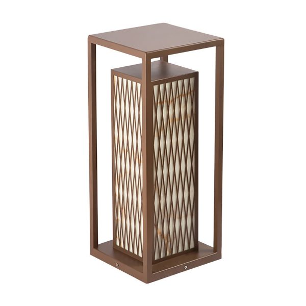BSLANG8349 Classic Asian Courtyard Rectangular LED Outdoor Light - Image 9