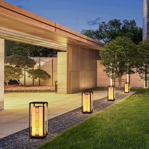 BSLANG8351 Elegant Retro Outdoor Garden Lamp with Refined Line Design