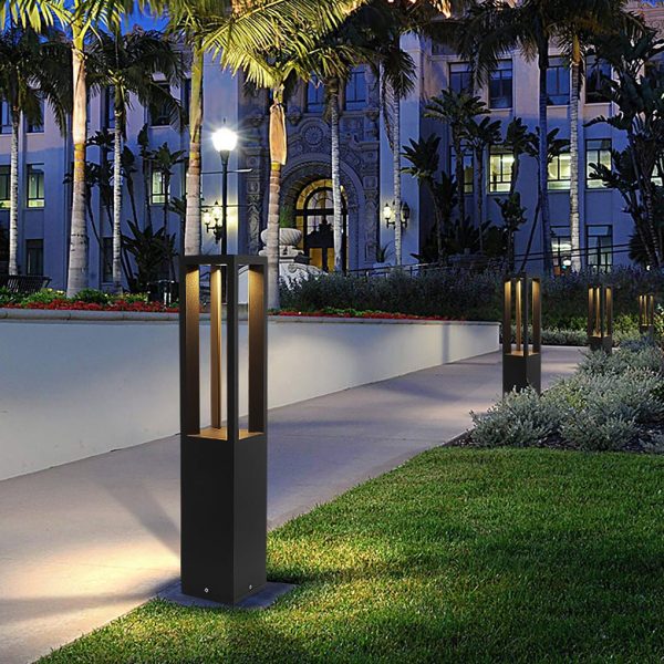 BSLANG8340 Square Stainless Steel LED Outdoor Landscape Lawn Light