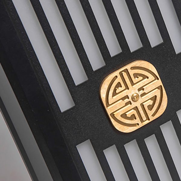 BSLANG8353 Traditional LED Post Light Retro Black Waterproof Outdoor Garden Lighting - Image 11