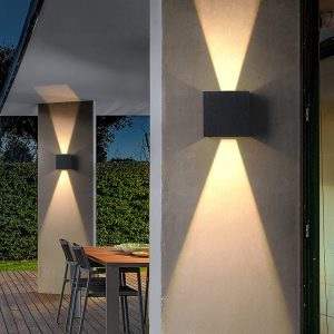 BSLANG8326 Up down Lighting Waterproof Adjustable Beam Angle Outdoor Wall Lights