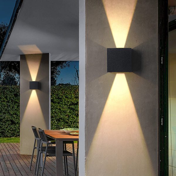 BSLANG8326 Up down Lighting Waterproof Adjustable Beam Angle Outdoor Wall Lights